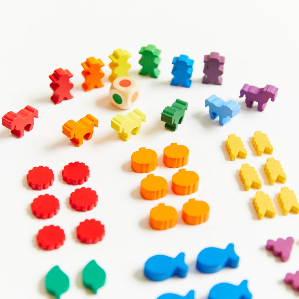 Around The Year On The Farm Game Pieces