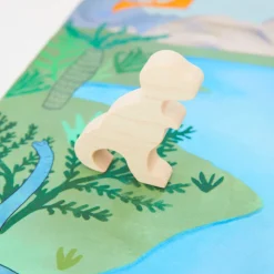 Complete Wooden Dinosaur Set