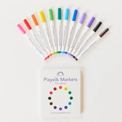 Heart Coloring Playsilk & Markers Set