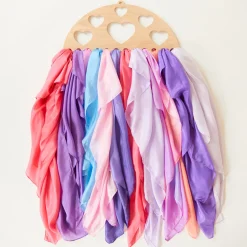 Large Heart Playsilk Display