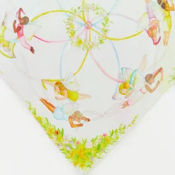 Large May Day Playsilk Set Of 8 With May Day Ring