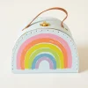 Large Rainbow Suitcase