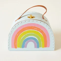 Large Rainbow Suitcase