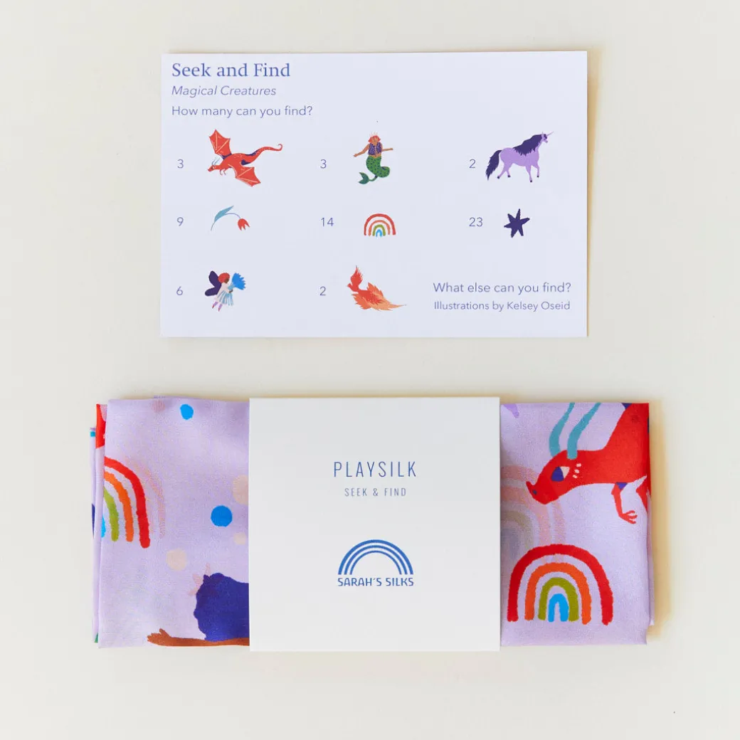 Magical Creatures Seek & Find Playsilk