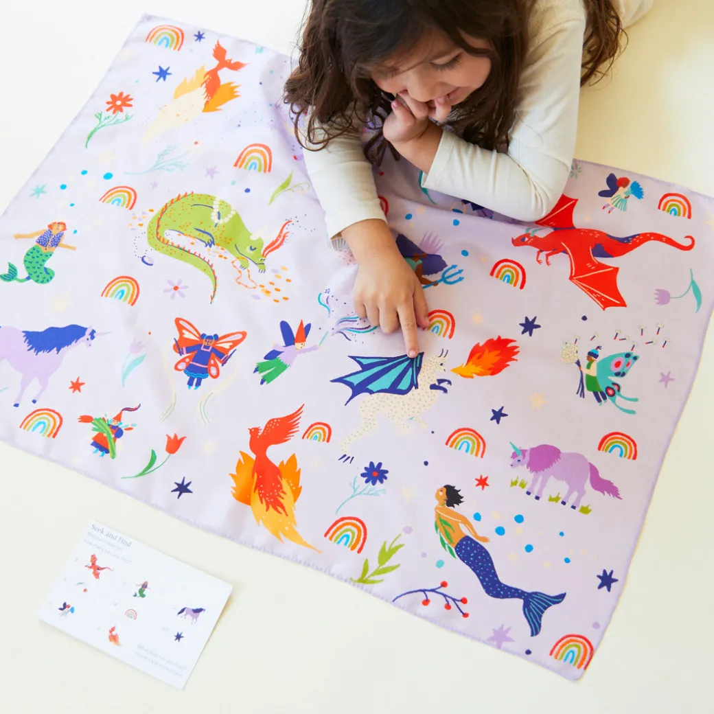 Magical Creatures Seek & Find Playsilk