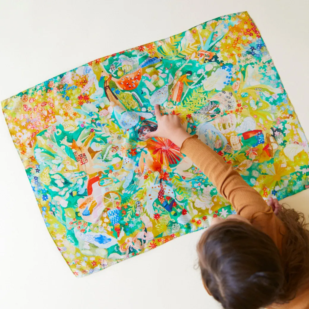 Mandala Swells Seek & Find Playsilk
