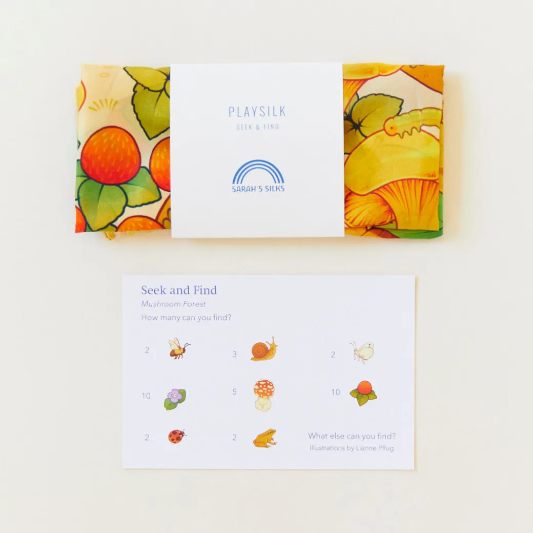 Mushroom Seek & Find Playsilk
