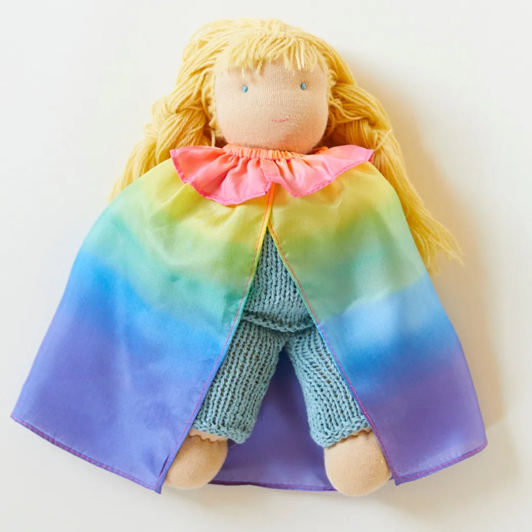 Rainbow Doll Cape