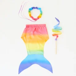 Rainbow Mermaid Prince And Princess Costume