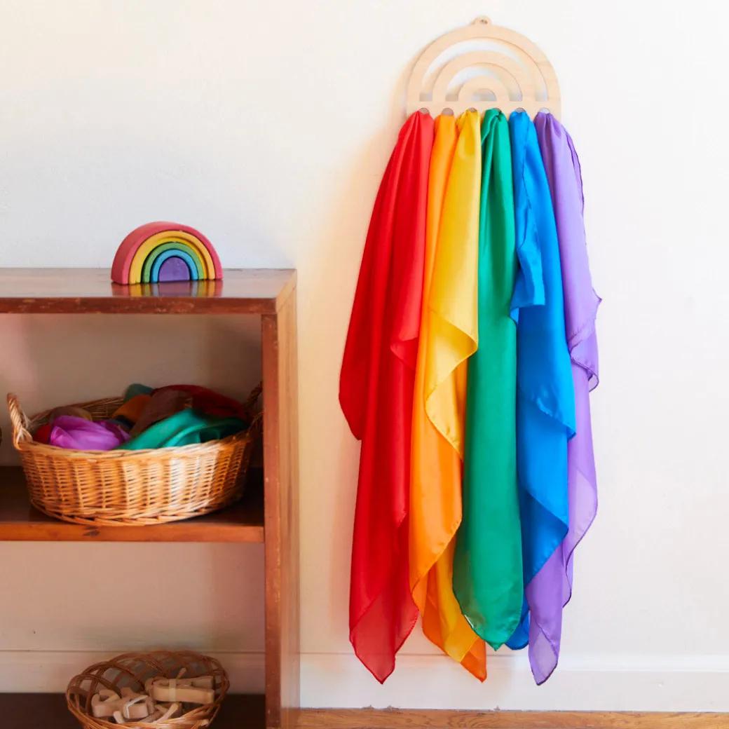 Rainbow Playsilk Display