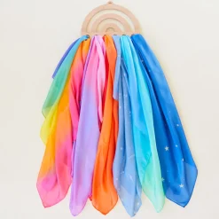 Rainbow Playsilk Display