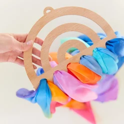 Rainbow Playsilk Display