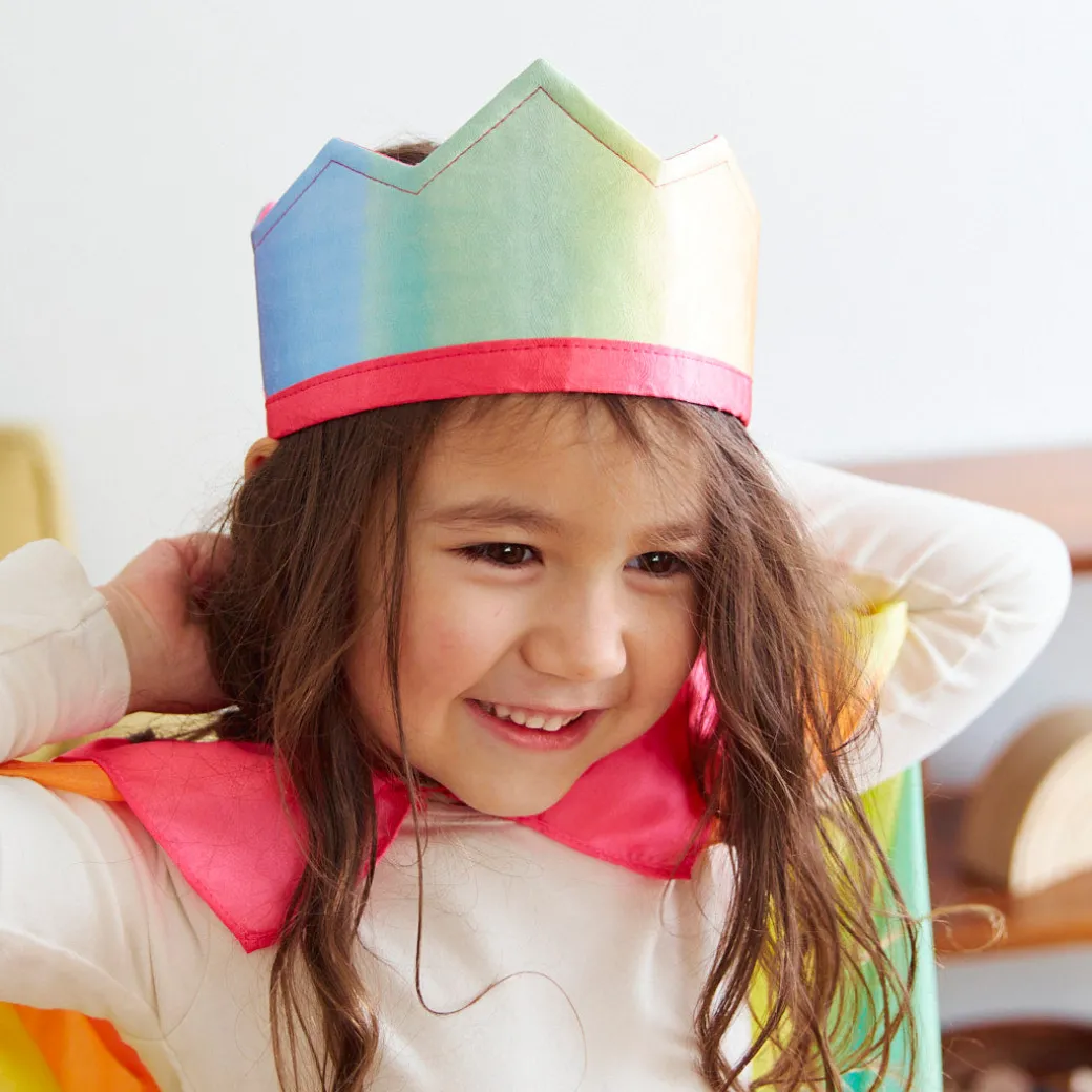 Rainbow Silk Crown