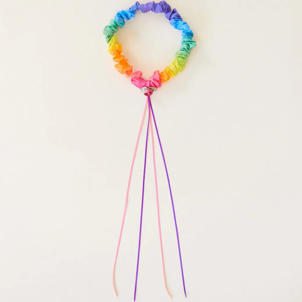 Rainbow Silk Garland