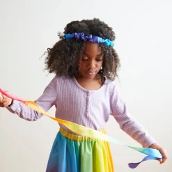 Rainbow Silk Garland