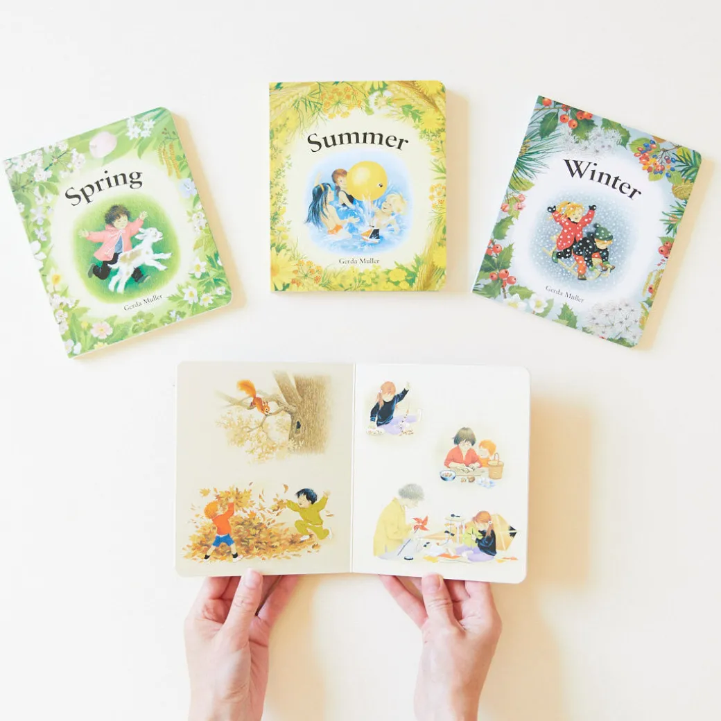 Set Of 4 Seasonal Nature Table Books By Gerda Muller