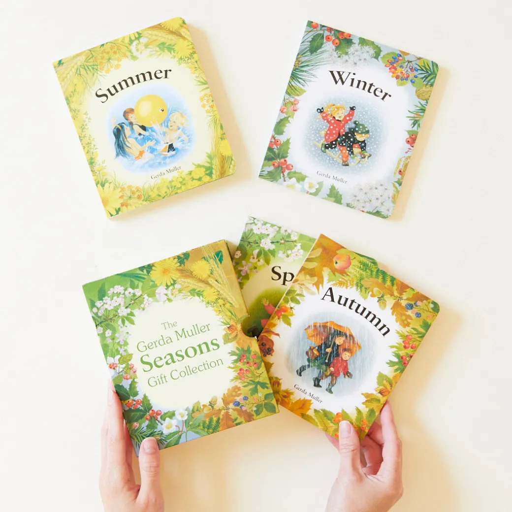 Set Of 4 Seasonal Nature Table Books By Gerda Muller