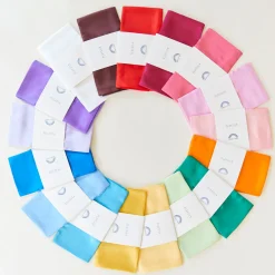 Set Of 17 Solid Color Playsilks
