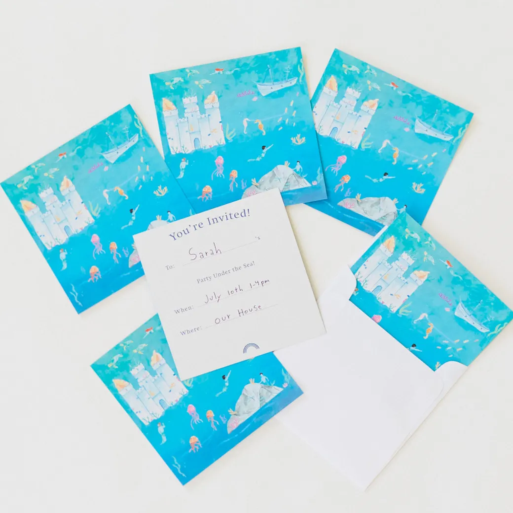 Under The Sea Party Invitations