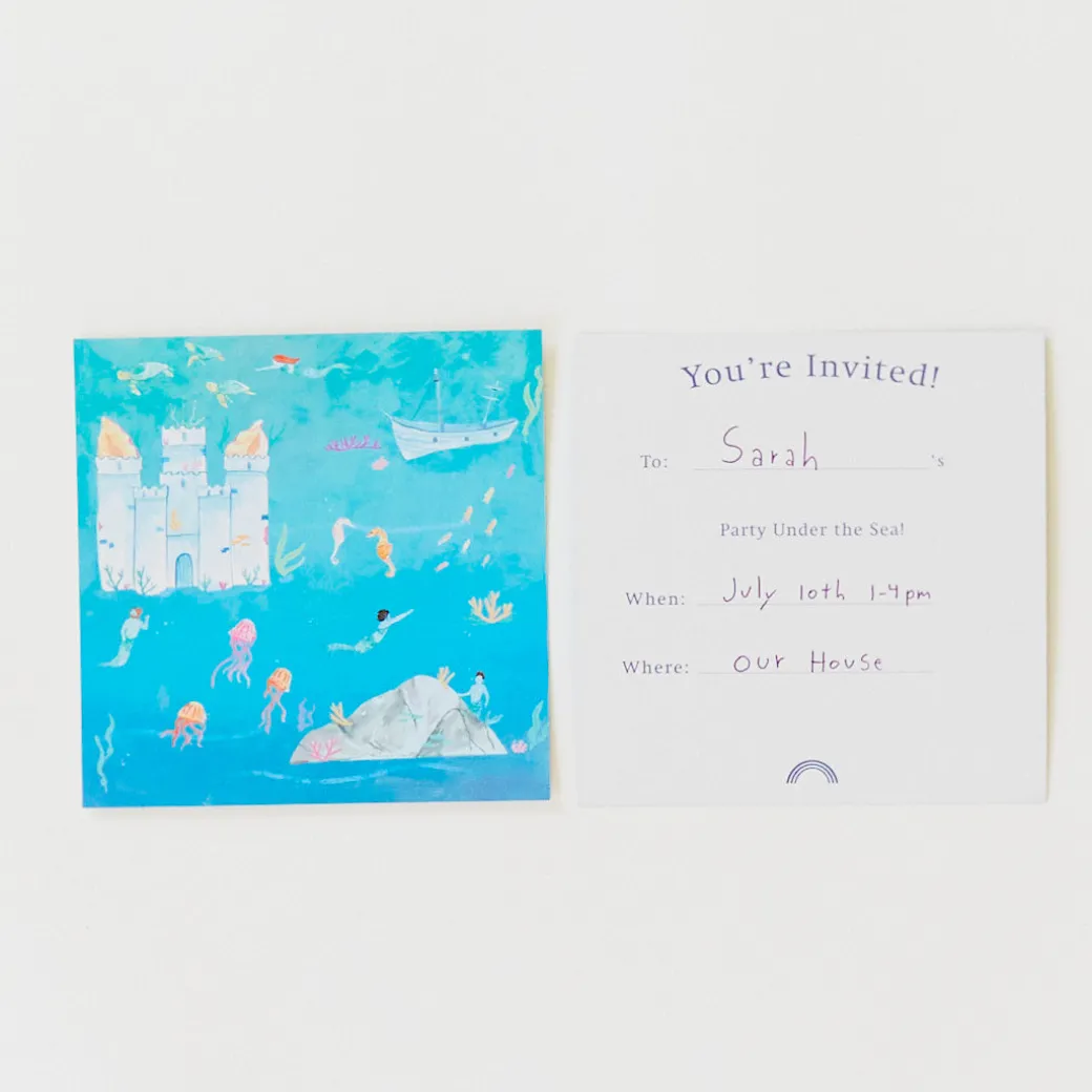Under The Sea Party Invitations