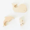 Wooden Sea Animals Set Of 3